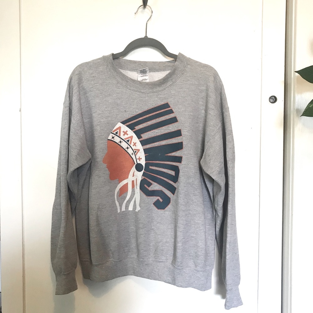 Vintage Crewneck, University of Illinois